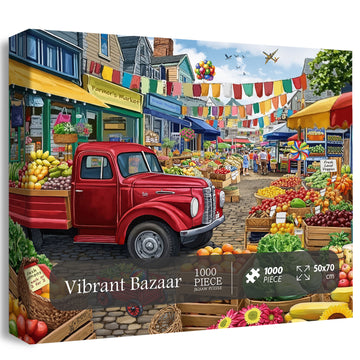 Vibrante puzzle bazar puzzle 1000 pezzi
